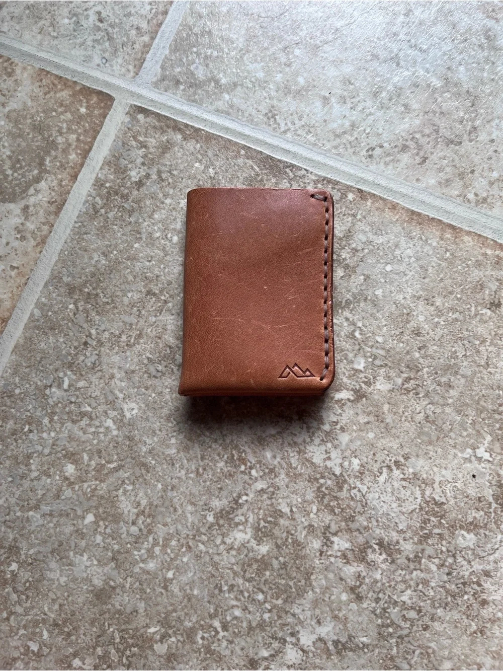 Portland Leather Tan-Brown Slim Card Holder